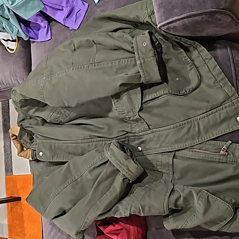 Green wintercoat